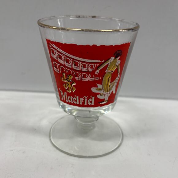 Vintage 1950s Libbey Cities of the World Footed Glasses -- Set of 3 - Picture 4 of 8